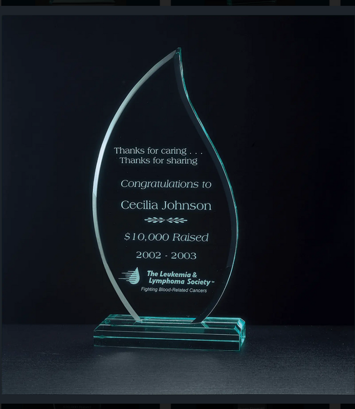 Flame Acrylic Award
