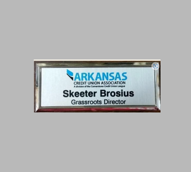 Framed Name Badge