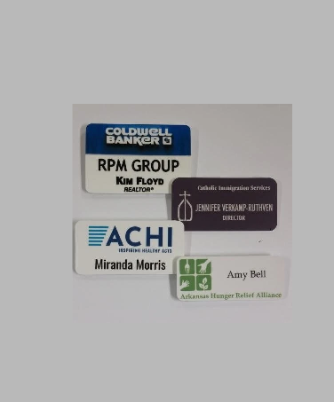Unisub Matte Finish Plastic Name Badge