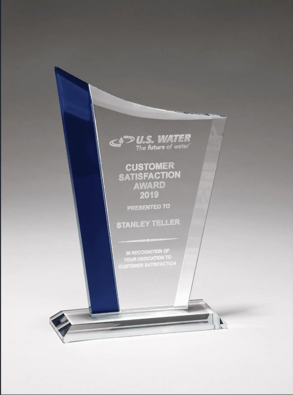 Zenith Award with Blue Highlights