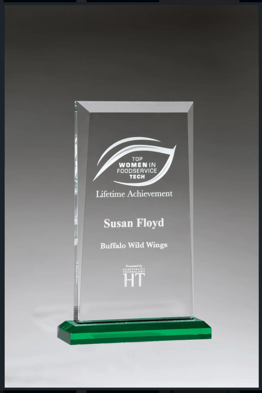 Apex Series Award with Green Highlights