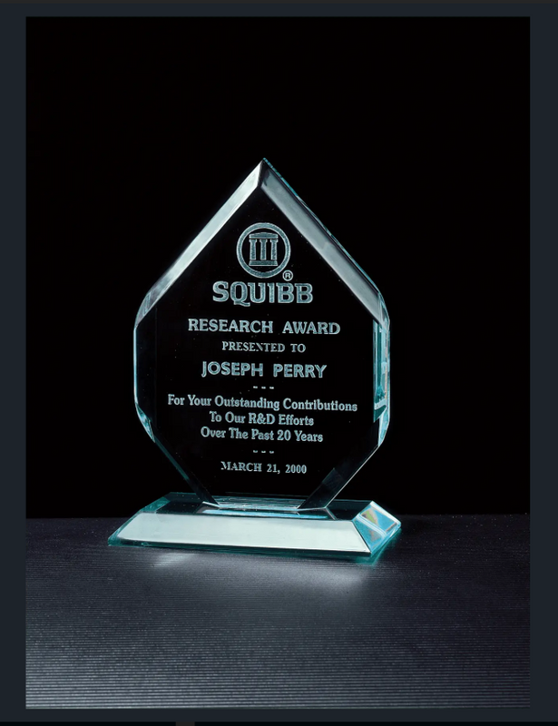 Thick Polished Diamond Acrylic Award