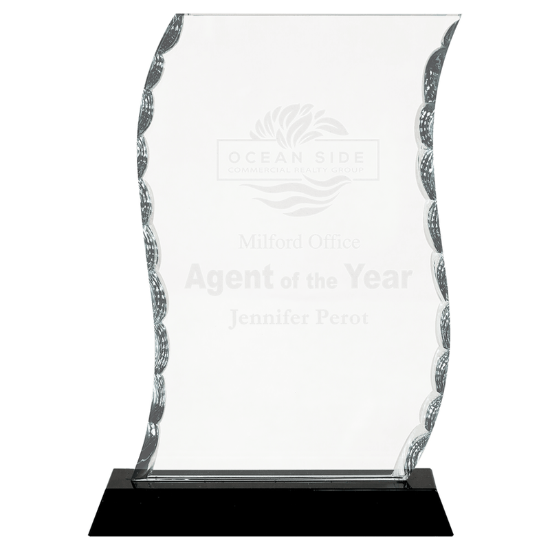 Premier Scroll Facet Glass
