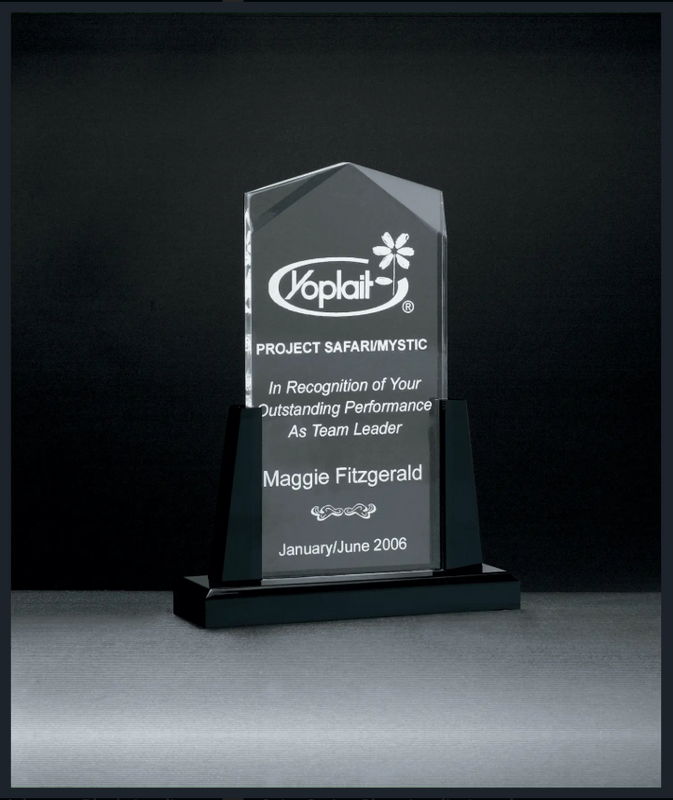 Spire Clear Acrylic Award