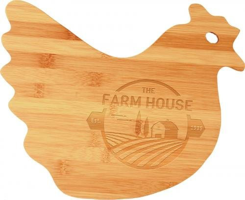 Hen Bamboo Cutting Board