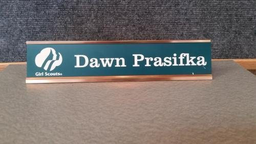Desk Name Plates with Easel