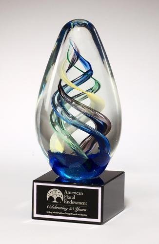 Blue Helix Egg