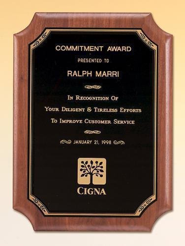 American Walnut Plaque