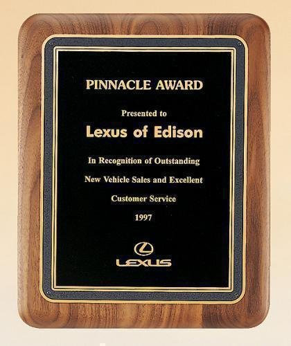 American Walnut Plaque