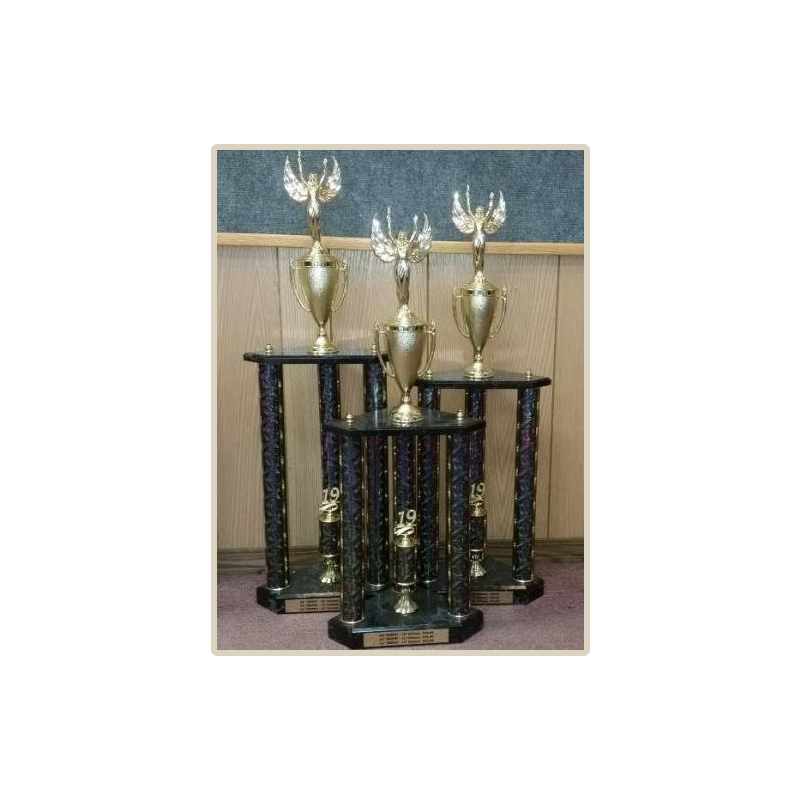 3 POST SERIES TROPHIES