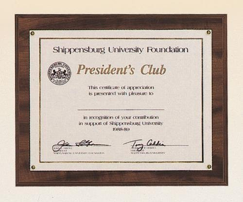 Photo or Certificate Plaque Inlay