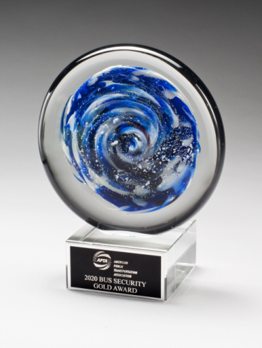 Blue & White Disc