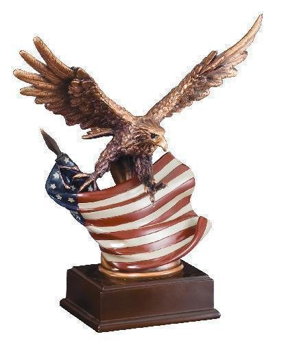Eagle with Flag Wing Span