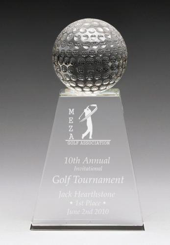 Corporate Crystal Golf Awards