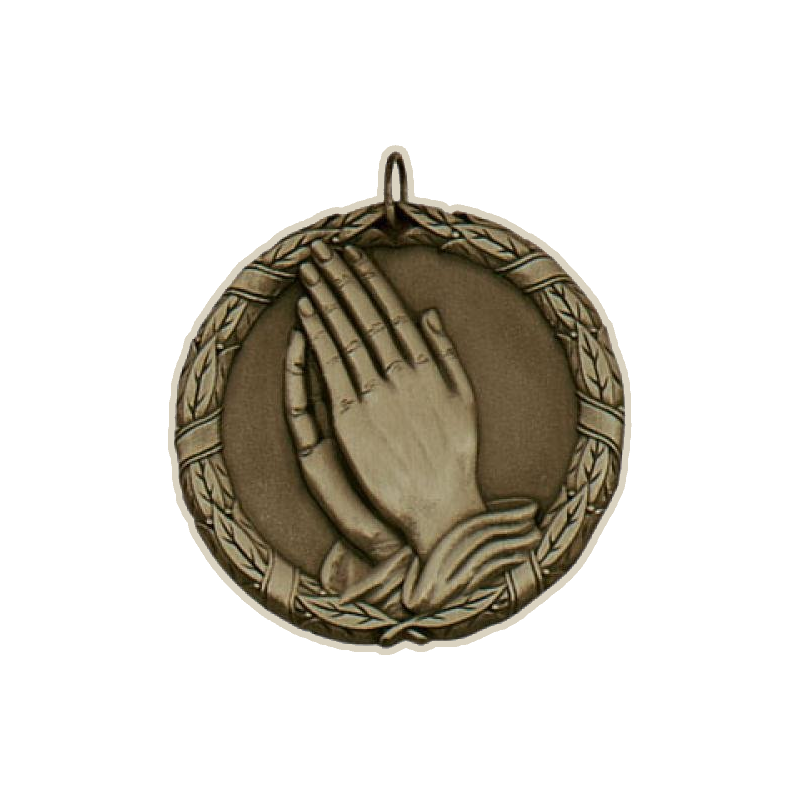 Praying Hands Medal