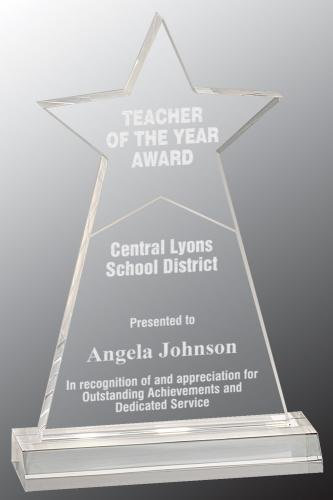 Star Obelisk Acrylic Award