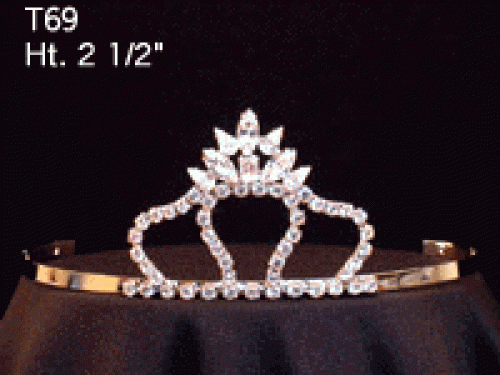 Silver Tiara Crystal Rhinestones