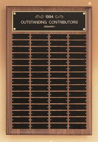 American Walnut Perpetual Plaque
