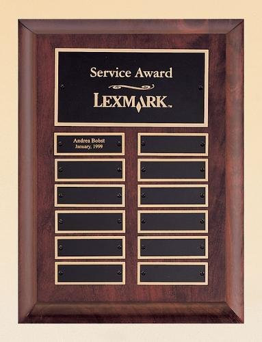 Cherry Finish Wood Perpetual Plaque