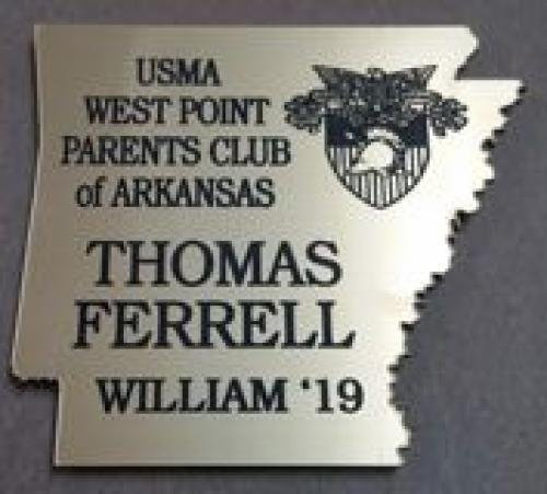 Arkansas Shaped Name Badge