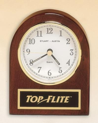 Rosewood Piano Finish Desk Clock