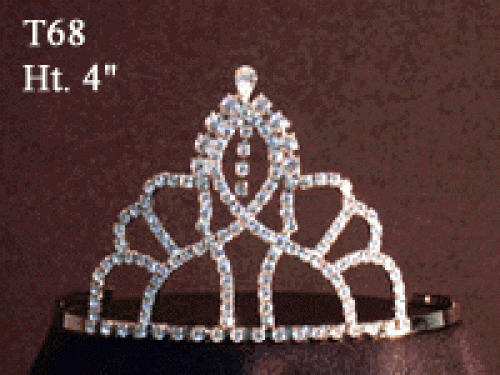 Silver Tiara Crystal Rhinestones
