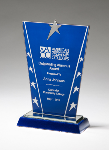 Constellation Glass Award - Blue