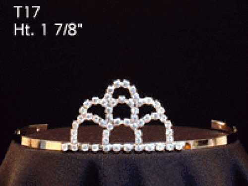 Silver Tiara Crystal Rhinestones