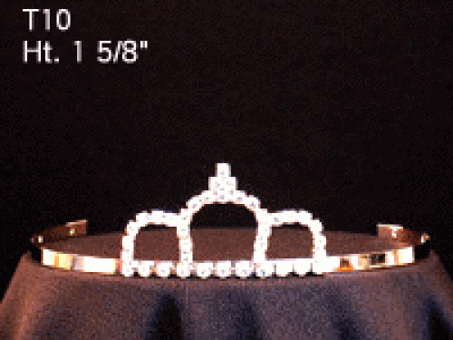 Silver Tiara Crystal Rhinestones