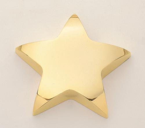 Gold Star Paper Weight with Felt Bottom