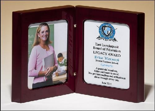 High Gloss Rosewood Book Plaque