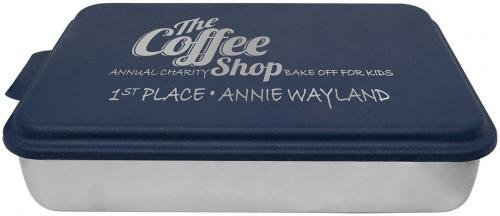 Aluminum Cake Pan with Powder-Coated Lid
