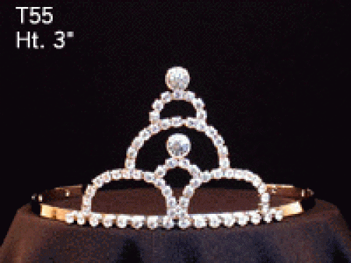 Silver Tiara Crystal Rhinestones