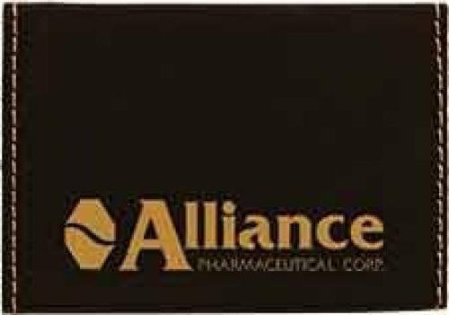 Leatherette Hard Business Card Holder -Black