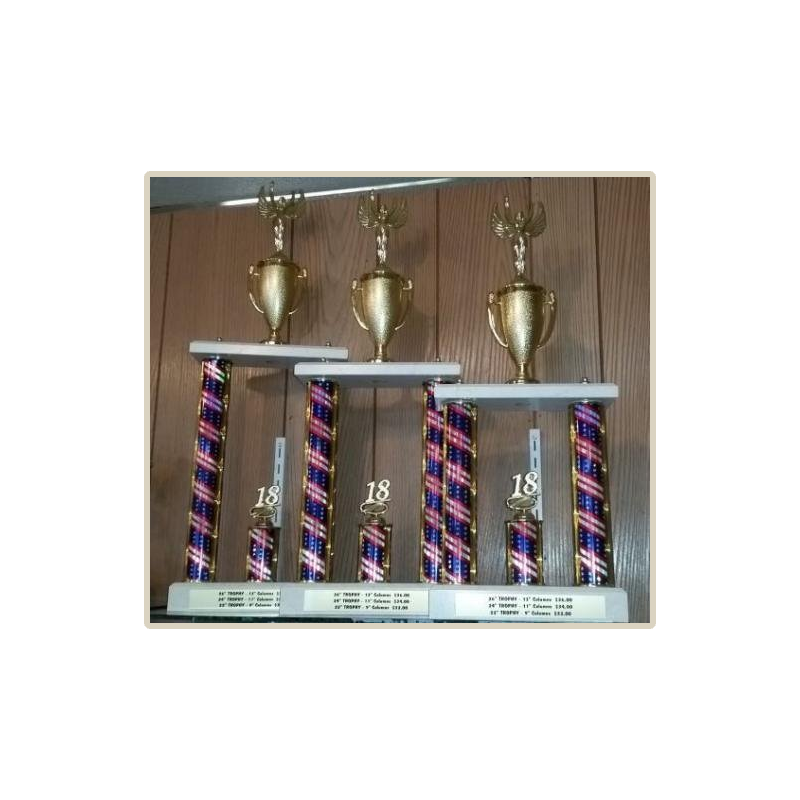 2 POST SERIES TROPHIES