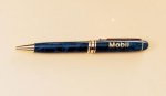 Blue Marble Euro Pen